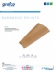Product Sheet - Basswood Splints